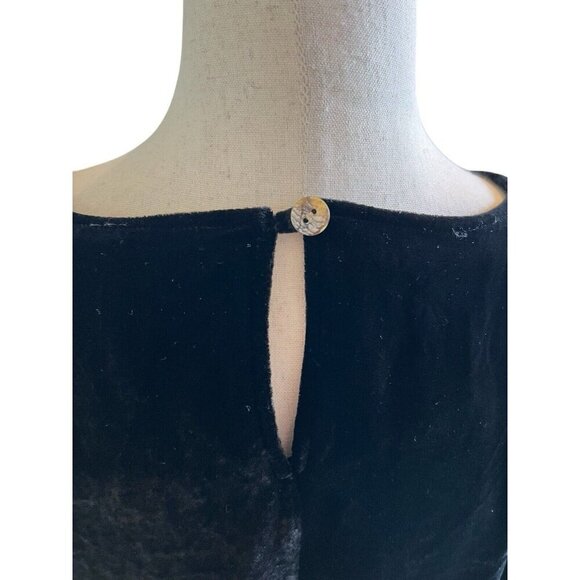 Citron Santa Monica Green Burnout Velvet Dress Topper Jacket Set Geometric Silk - Picture 9 of 16